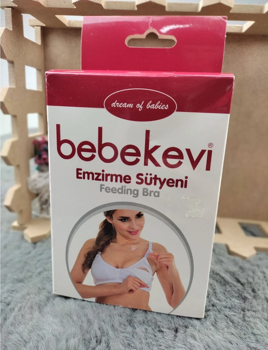 bebekevi klasik emzirme sütyeni (beyaz) 