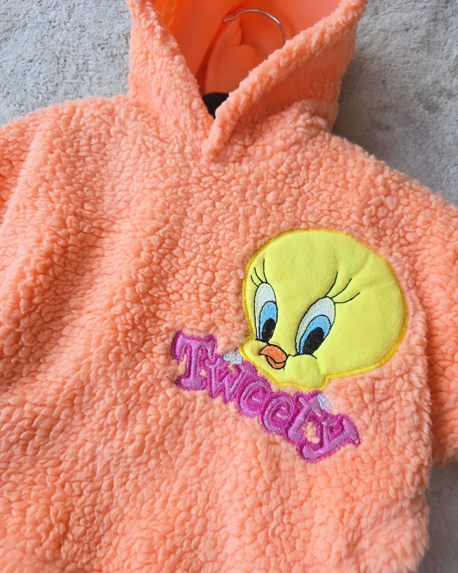 Bebek Takım Tweety Nakışlı Wellsoft Pançolu 3'lü Turuncu 6-24 Ay