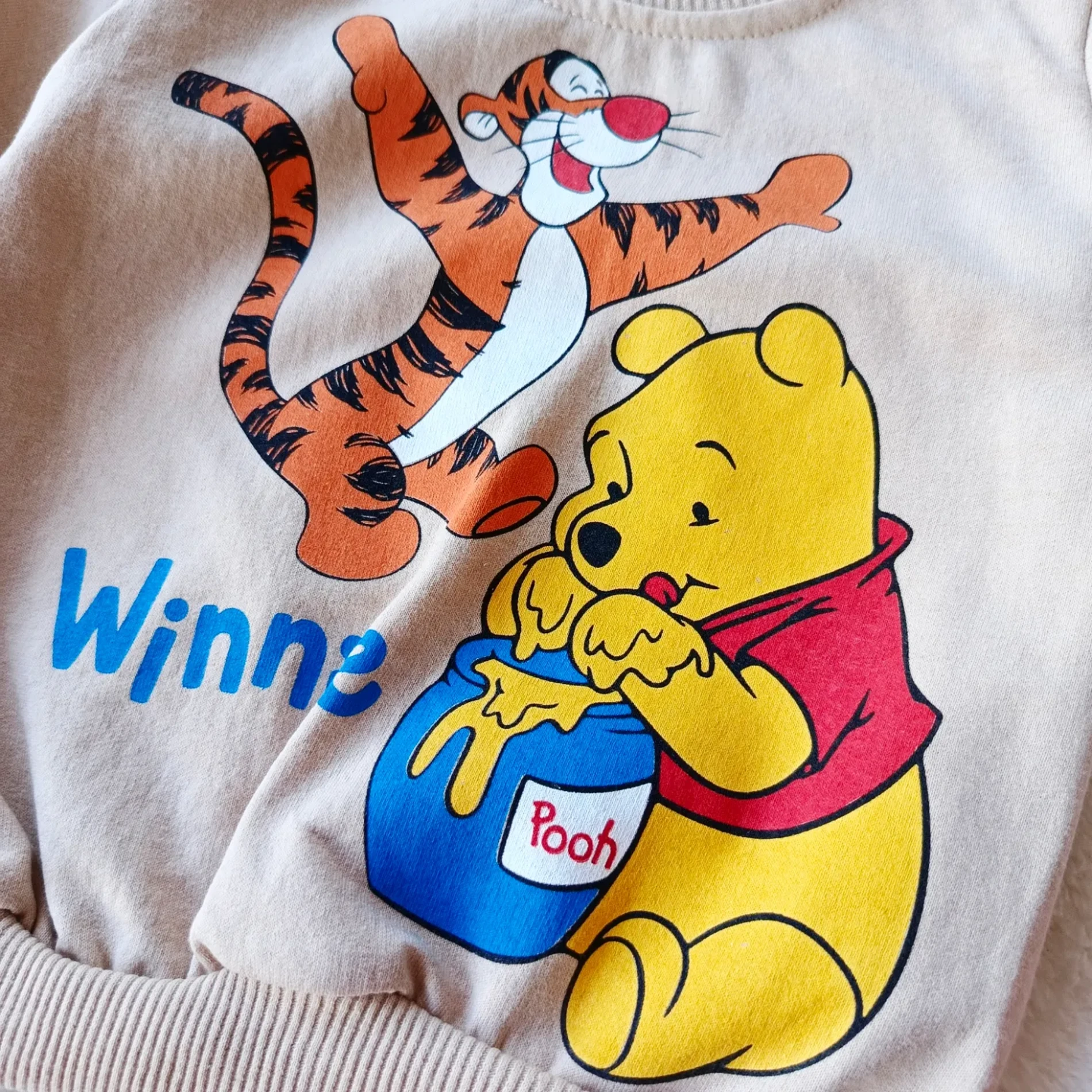 Bebek Takım Tiger ve pooh baskılı Kırmızı