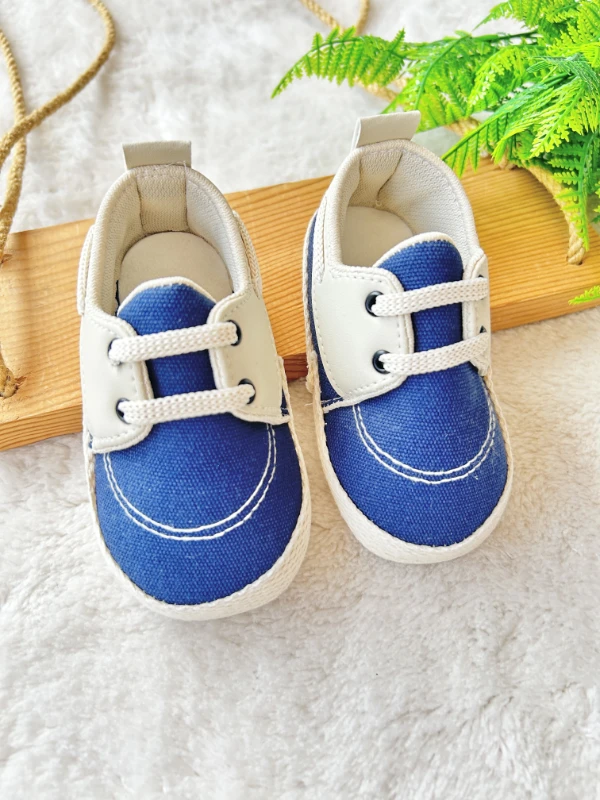 Bebek Ayakkabı hasır detaylı 18-19 no lacivert