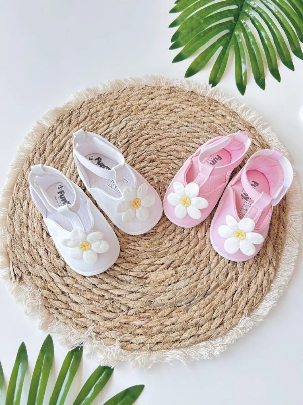 Bebek Ayakkabı Papatyalı Yazlık