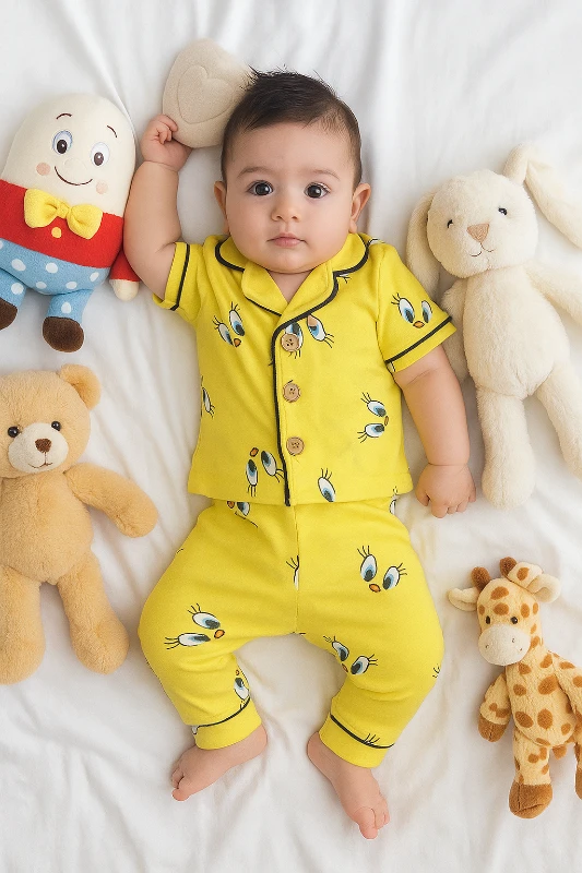 Bebek Takım Twetty Baskılı Pijama 6-24 Ay 