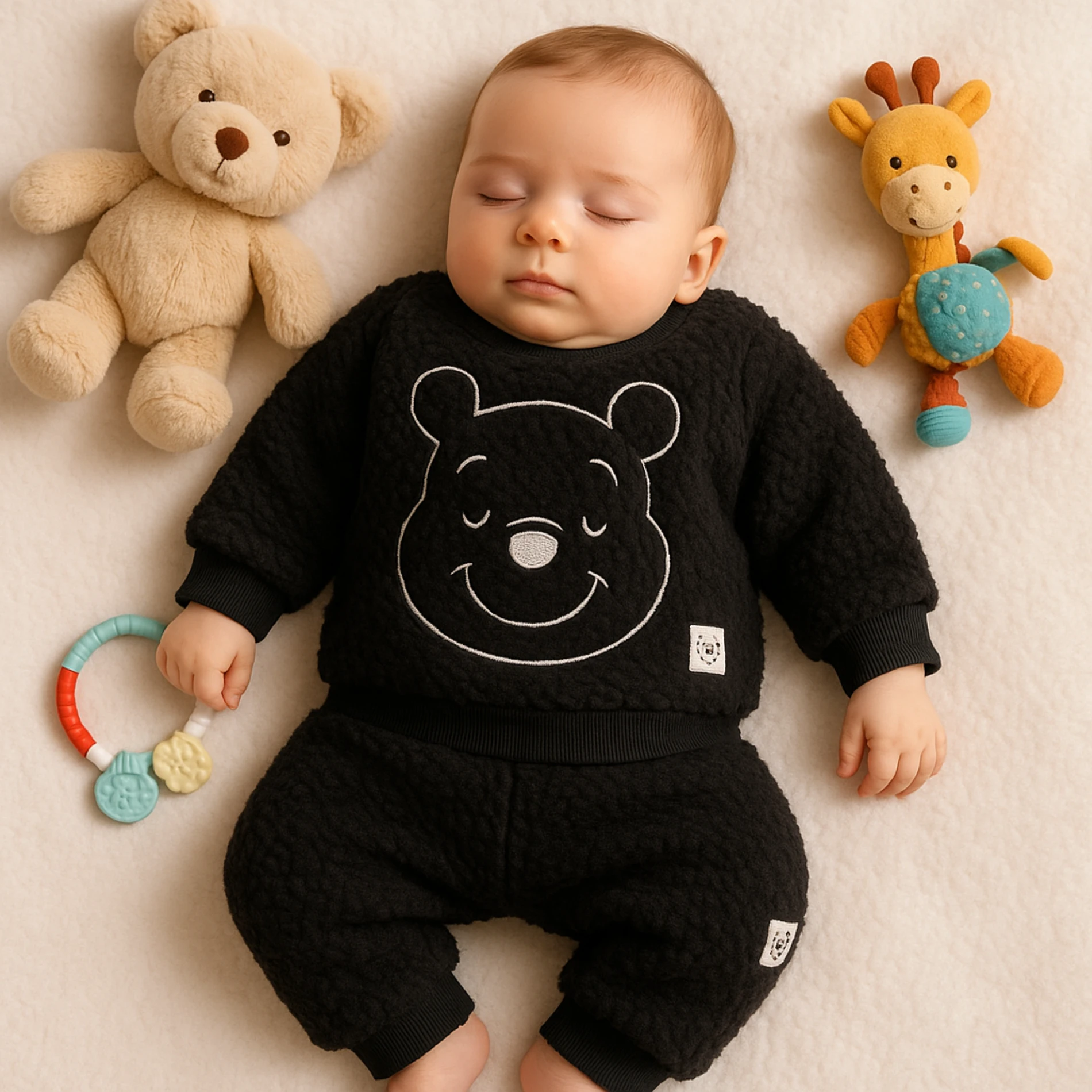 Bebek Takım Welsoft Pooh Baskılı 