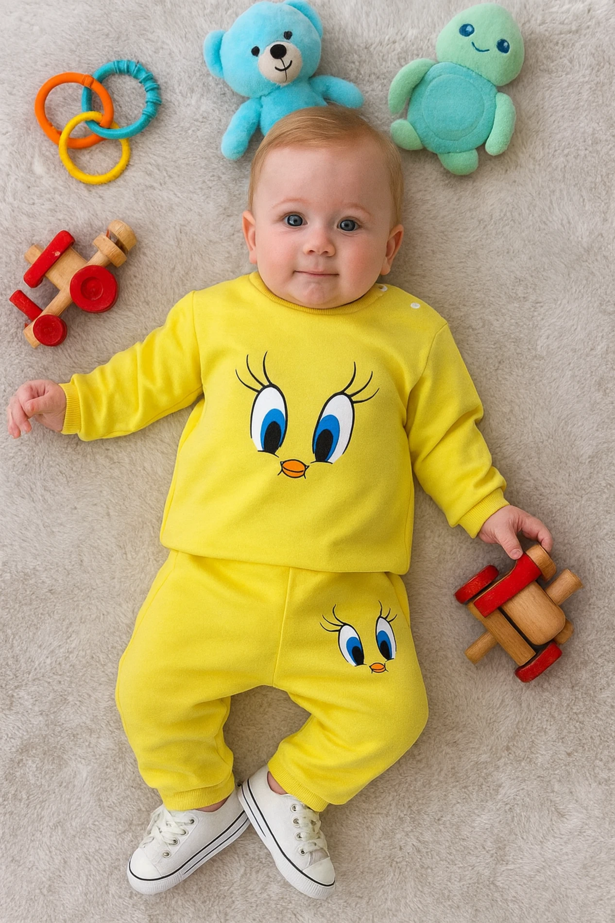 Bebek Takım 2'Li Tweety Baskılı 