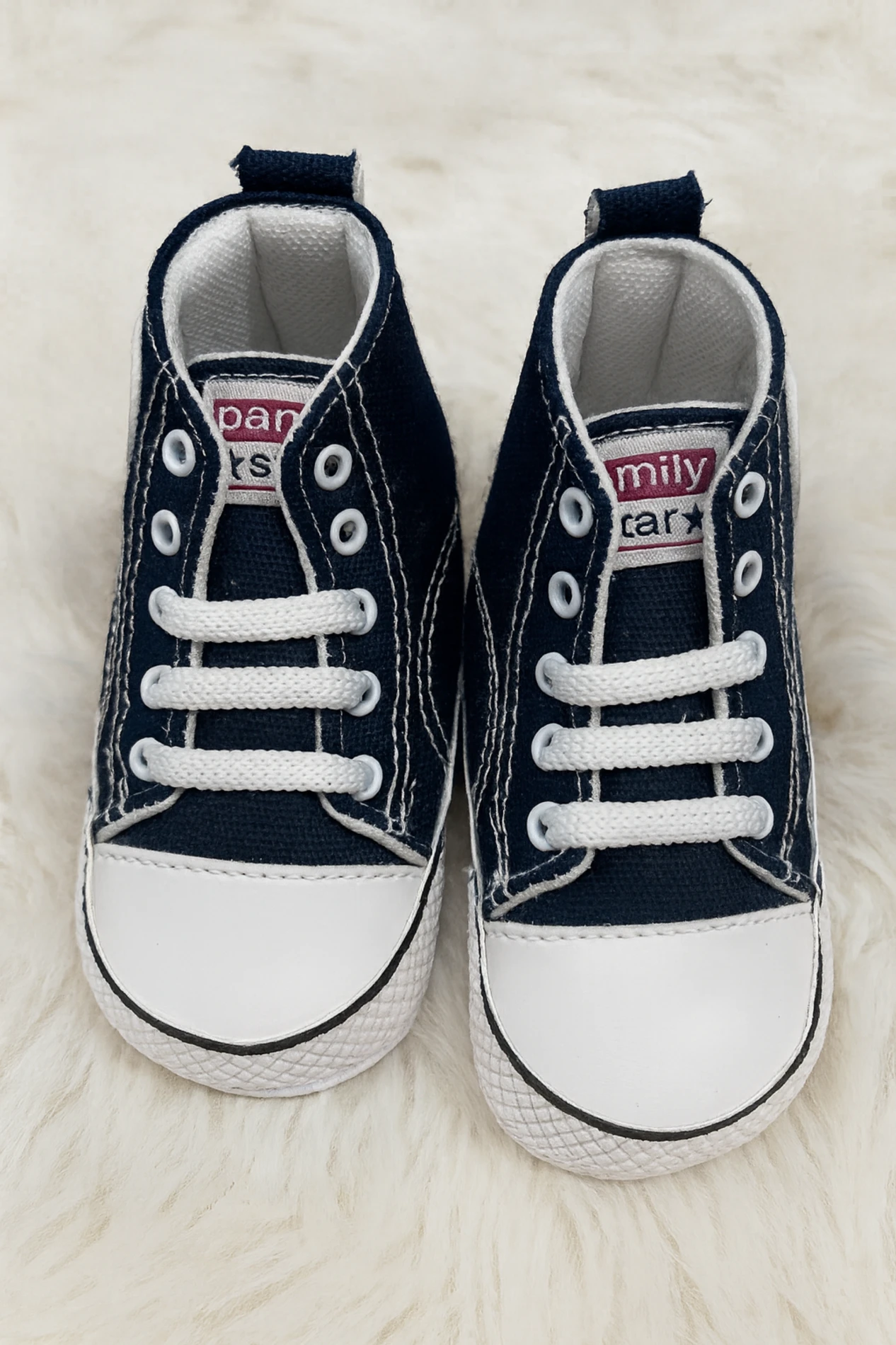 Bebek Ayakkabı Convers Uzun Model Bağacıklı